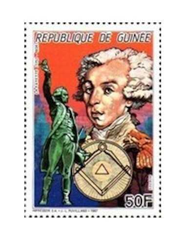 Timbre Poste GUINEE N° 0836 Obli philatelie foxtimbre