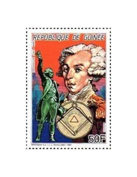 Timbre Poste GUINEE N° 0836 Obli philatelie foxtimbre