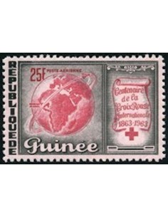 Timbre Poste GUINEE PA N° 035 Obli philatelie foxtimbre