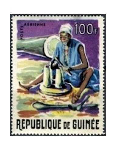 Timbre Poste GUINEE PA N° 052 Obli philatelie foxtimbre