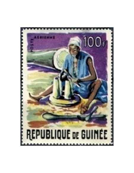 Timbre Poste GUINEE PA N° 052 Obli philatelie foxtimbre