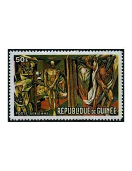 Timbre Poste GUINEE PA N° 075 Obli philatelie foxtimbre