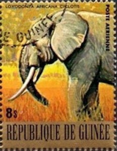 Timbre Poste GUINEE PA N° 121 Obli philatelie foxtimbre