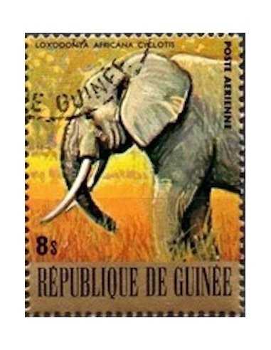Timbre Poste GUINEE PA N° 121 Obli philatelie foxtimbre