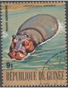 Timbre Poste GUINEE PA N° 123 Obli philatelie foxtimbre