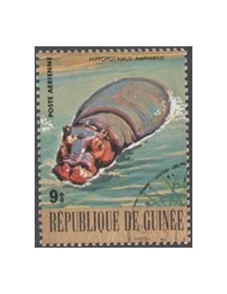 Timbre Poste GUINEE PA N° 123 Obli philatelie foxtimbre