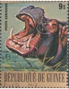 Timbre Poste GUINEE PA N° 124 Obli philatelie foxtimbre