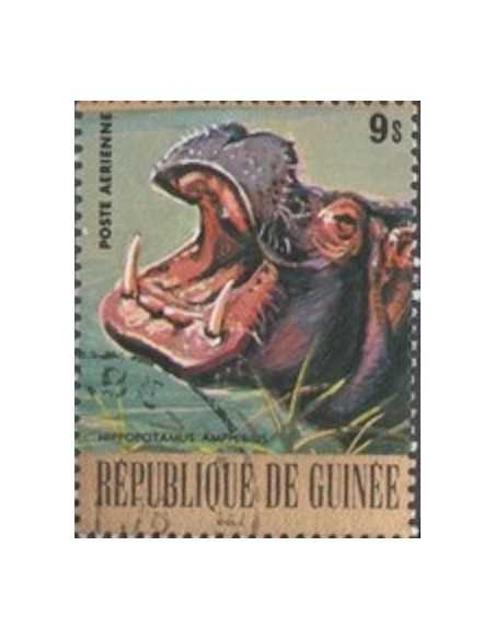 Timbre Poste GUINEE PA N° 124 Obli philatelie foxtimbre