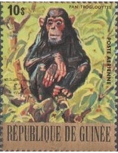 Timbre Poste GUINEE PA N° 127 Obli philatelie foxtimbre
