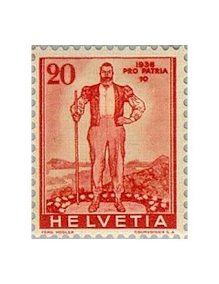 Timbre Poste Suisse N° 0287 Neuf ** philatelie foxtimbre