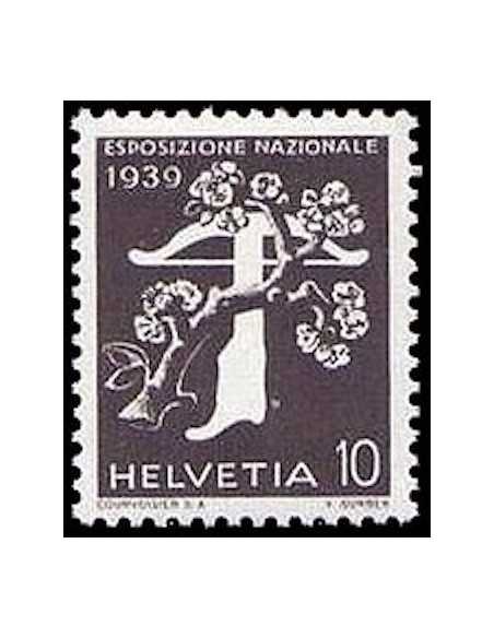 Timbre Poste Suisse N° 0334 Neuf ** philatelie foxtimbre