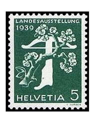 Timbre Poste Suisse N° 0337 Neuf ** philatelie foxtimbre