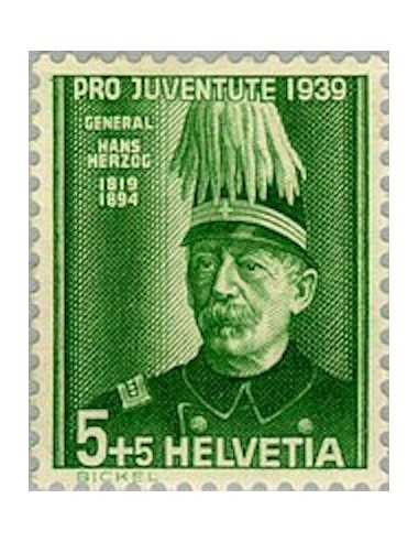 Timbre Poste Suisse N° 0344 Neuf ** philatelie foxtimbre