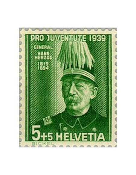 Timbre Poste Suisse N° 0344 Neuf ** philatelie foxtimbre