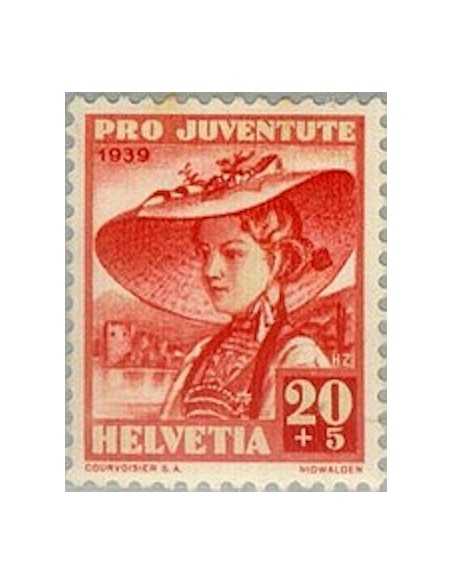 Timbre Poste Suisse N° 0346 Neuf ** philatelie foxtimbre