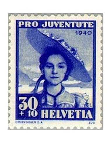 Timbre Poste Suisse N° 0357 Neuf ** philatelie foxtimbre