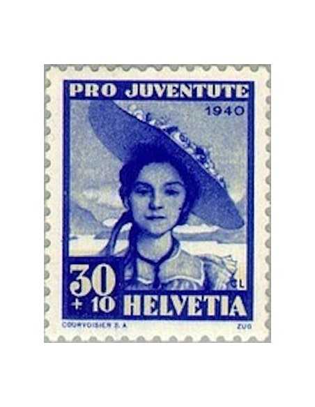 Timbre Poste Suisse N° 0357 Neuf ** philatelie foxtimbre