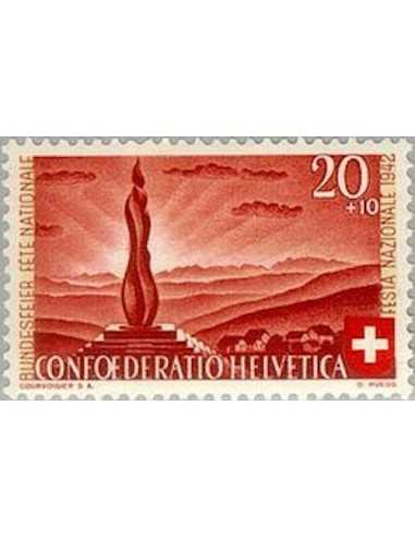 Timbre Poste Suisse N° 0379 Neuf ** philatelie foxtimbre