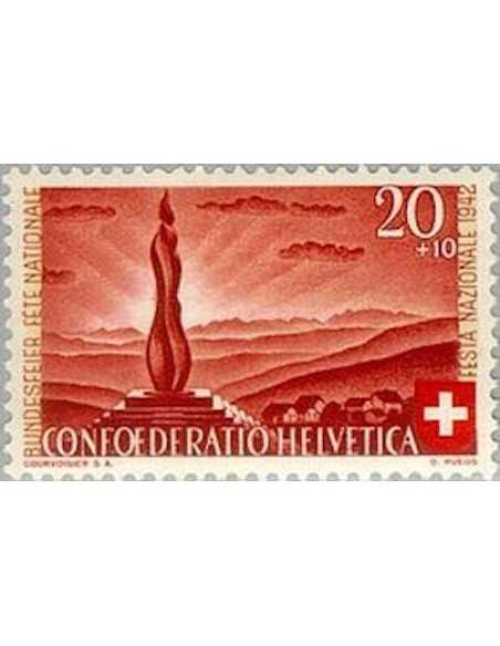 Timbre Poste Suisse N° 0379 Neuf ** philatelie foxtimbre