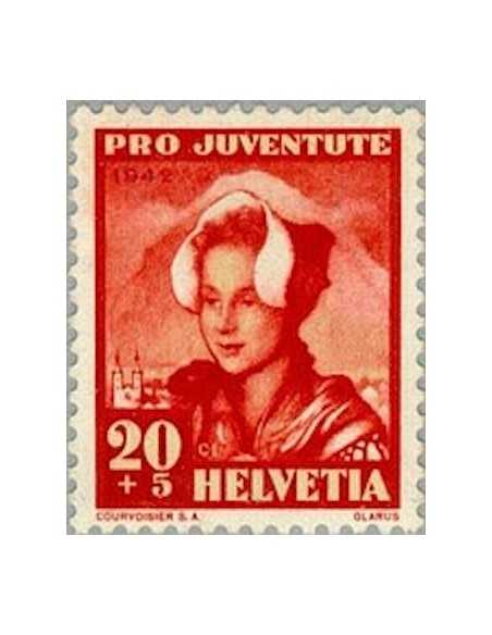 Timbre Poste Suisse N° 0382 Neuf ** philatelie foxtimbre