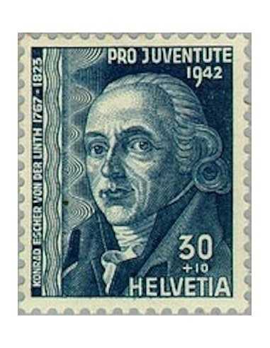 Timbre Poste Suisse N° 0383 Neuf ** philatelie foxtimbre