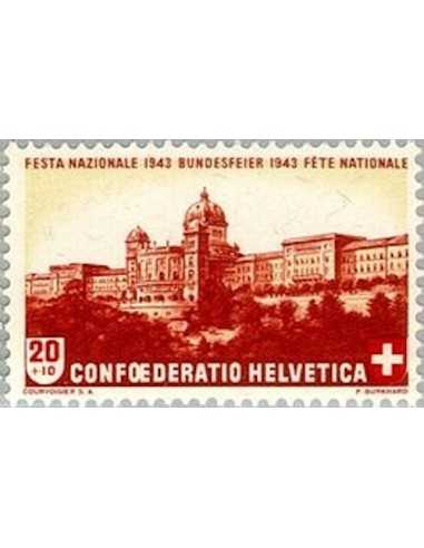 Timbre Poste Suisse N° 0386 Neuf ** philatelie foxtimbre