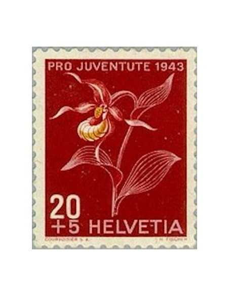 Timbre Poste Suisse N° 0390 Neuf ** philatelie foxtimbre