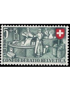 Timbre Poste Suisse N° 0428 Neuf ** philatelie foxtimbre