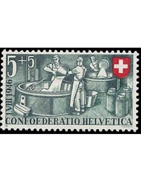 Timbre Poste Suisse N° 0428 Neuf ** philatelie foxtimbre