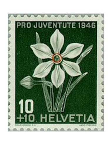 Timbre Poste Suisse N° 0434 Neuf ** philatelie foxtimbre