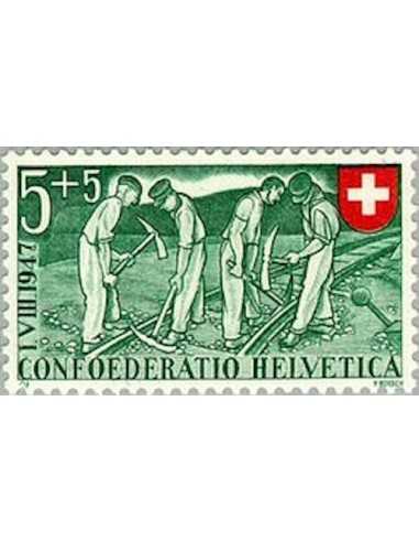 Timbre Poste Suisse N° 0437 Neuf ** philatelie foxtimbre