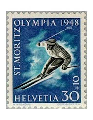 Timbre Poste Suisse N° 0452 Neuf ** philatelie foxtimbre