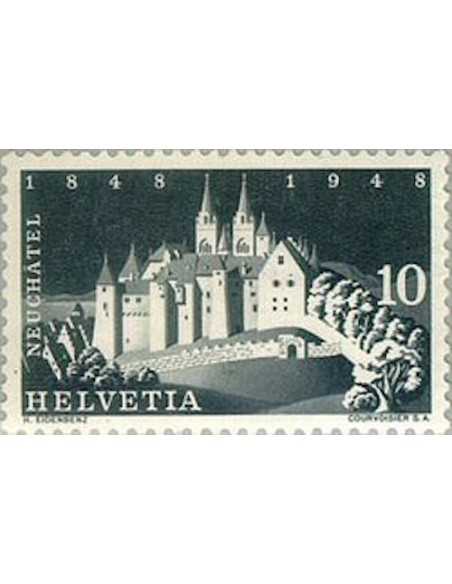 Timbre Poste Suisse N° 0454 Neuf ** philatelie foxtimbre