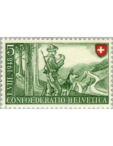 Timbre Poste Suisse N° 0457 Neuf ** philatelie foxtimbre