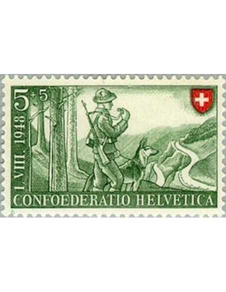 Timbre Poste Suisse N° 0457 Neuf ** philatelie foxtimbre