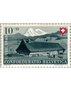 Timbre Poste Suisse N° 0458 Neuf ** philatelie foxtimbre