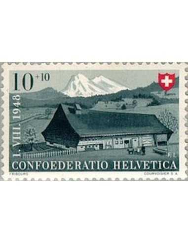 Timbre Poste Suisse N° 0458 Neuf ** philatelie foxtimbre