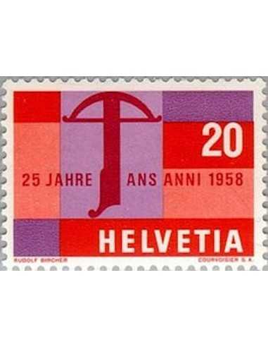 Timbre Poste Suisse N° 0604 Neuf ** philatelie foxtimbre