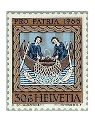 Timbre Poste Suisse N° 0750 Neuf ** philatelie foxtimbre