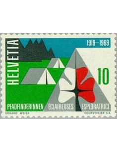 Timbre Poste Suisse N° 0828 Neuf ** philatelie foxtimbre