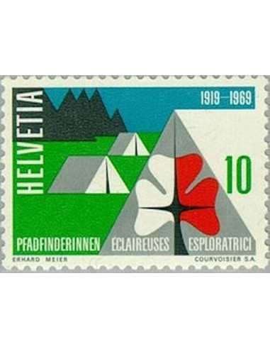 Timbre Poste Suisse N° 0828 Neuf ** philatelie foxtimbre