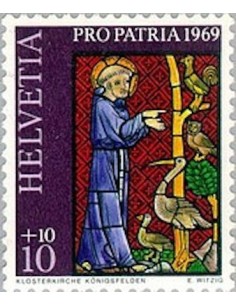 Timbre Poste Suisse N° 0834 Neuf ** philatelie foxtimbre