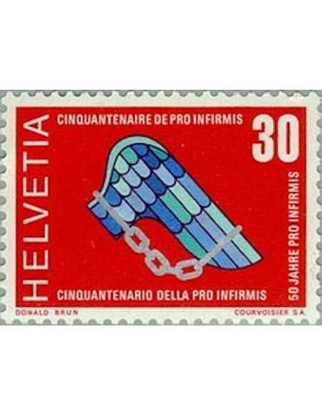 Timbre Poste Suisse N° 0851 Neuf ** philatelie foxtimbre