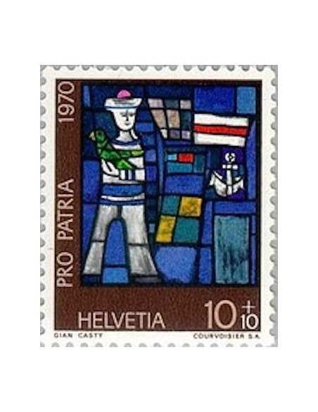 Timbre Poste Suisse N° 0857 Neuf ** philatelie foxtimbre