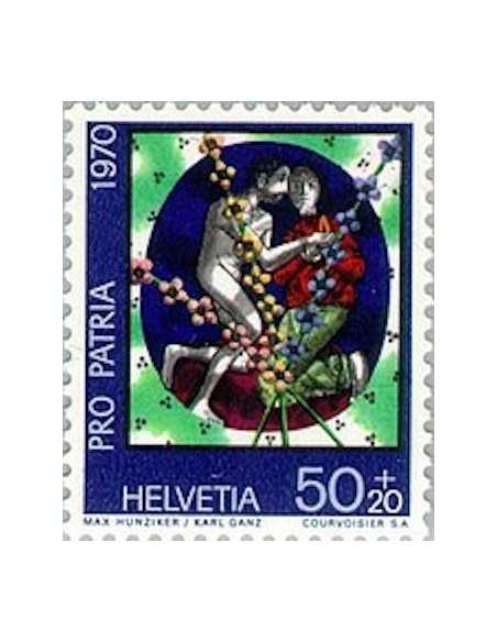 Timbre Poste Suisse N° 0860 Neuf ** philatelie foxtimbre