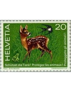 Timbre Poste Suisse N° 1009 Neuf ** philatelie foxtimbre