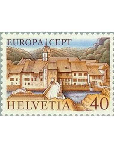 Timbre Poste Suisse N° 1024 Neuf ** philatelie foxtimbre