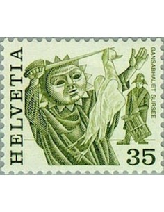 Timbre Poste Suisse N° 1036 Neuf ** philatelie foxtimbre