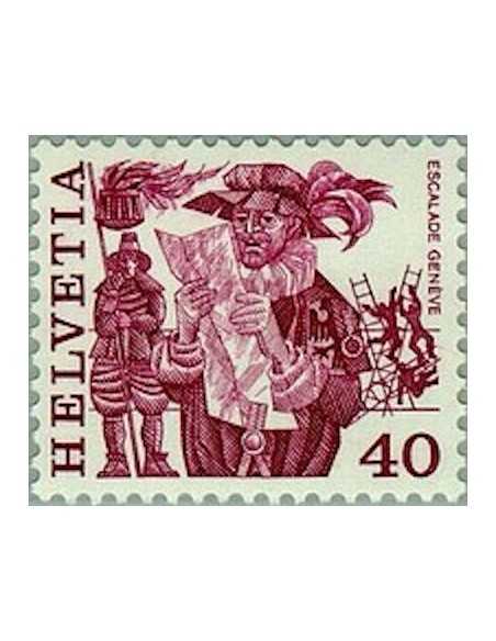 Timbre Poste Suisse N° 1037 Neuf ** philatelie foxtimbre