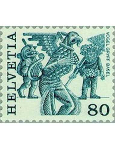 Timbre Poste Suisse N° 1040 Neuf ** philatelie foxtimbre